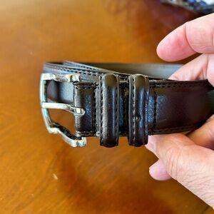 Men’s Leather Belt Oxblood EUC